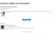 Tablet Screenshot of normaldenaucalpan.blogspot.com