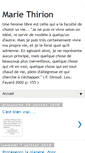 Mobile Screenshot of mariethirion.blogspot.com