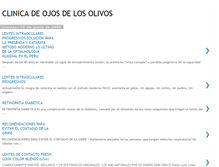 Tablet Screenshot of clinicadeojosdelosolivos.blogspot.com