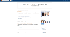 Desktop Screenshot of keywestfoodandwinefestival.blogspot.com