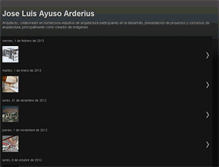 Tablet Screenshot of joseluisayuso.blogspot.com