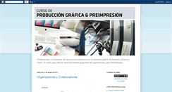 Desktop Screenshot of cursoproducciongrafica.blogspot.com