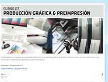 Tablet Screenshot of cursoproducciongrafica.blogspot.com