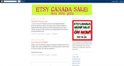 Desktop Screenshot of etsycanada.blogspot.com