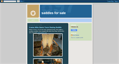 Desktop Screenshot of nicesaddlesforsale.blogspot.com