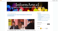 Desktop Screenshot of periodicoinformarte.blogspot.com