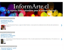 Tablet Screenshot of periodicoinformarte.blogspot.com