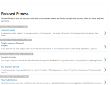 Tablet Screenshot of focusedfitness.blogspot.com