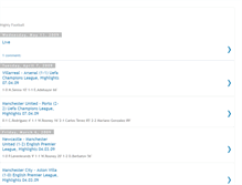 Tablet Screenshot of mighty-football.blogspot.com