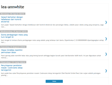 Tablet Screenshot of lea-annwhite.blogspot.com