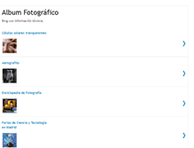 Tablet Screenshot of albumfotogrfico.blogspot.com