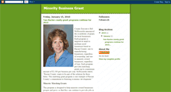 Desktop Screenshot of minoritybusinessgrant.blogspot.com