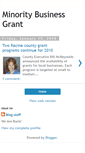 Mobile Screenshot of minoritybusinessgrant.blogspot.com