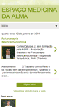 Mobile Screenshot of espacomedicinadaalma.blogspot.com
