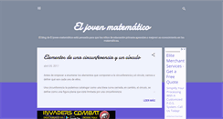 Desktop Screenshot of eljovenmatematico.blogspot.com