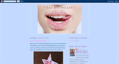 Desktop Screenshot of eatmytreats.blogspot.com