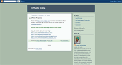 Desktop Screenshot of offsetsindia.blogspot.com