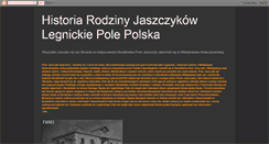 Desktop Screenshot of historiarodzynyjaszczykwe5.blogspot.com