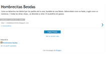 Tablet Screenshot of hombrecitasbeodas.blogspot.com