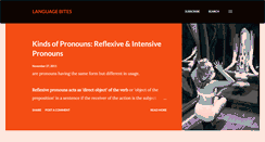 Desktop Screenshot of languagebites2010.blogspot.com