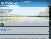 Tablet Screenshot of cooperativemaine.blogspot.com