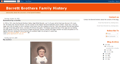 Desktop Screenshot of barrettbrothersfamilyhistory.blogspot.com