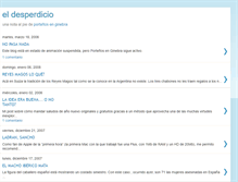 Tablet Screenshot of eldesperdicio.blogspot.com