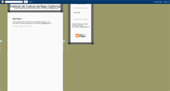 Desktop Screenshot of institutodeculturadebajacalifornia.blogspot.com