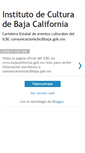 Mobile Screenshot of institutodeculturadebajacalifornia.blogspot.com