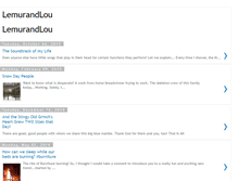 Tablet Screenshot of lemurandlou.blogspot.com