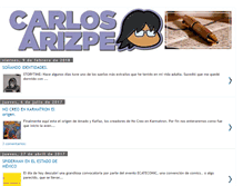 Tablet Screenshot of carlosarizpe.blogspot.com