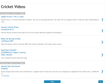 Tablet Screenshot of cric-videos.blogspot.com