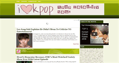 Desktop Screenshot of k-pop-entertainment.blogspot.com