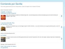 Tablet Screenshot of comiendoporsevilla.blogspot.com