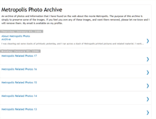 Tablet Screenshot of metropolisarchive.blogspot.com