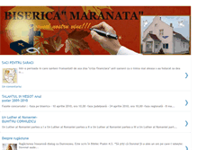 Tablet Screenshot of maranata-cervicesti.blogspot.com
