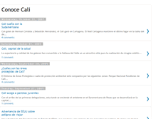 Tablet Screenshot of conoce-cali.blogspot.com