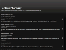 Tablet Screenshot of myheritagepharmacy.blogspot.com