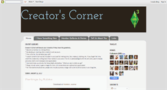 Desktop Screenshot of creatorscornerblog.blogspot.com