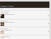 Tablet Screenshot of creatorscornerblog.blogspot.com