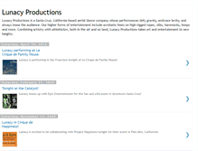 Tablet Screenshot of lunacyproductions.blogspot.com