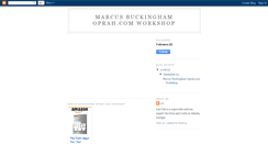 Desktop Screenshot of marcus-buckingham-oprah-workshop.blogspot.com