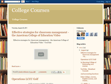 Tablet Screenshot of college-courses.blogspot.com