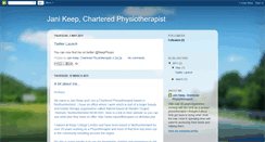 Desktop Screenshot of janikeepphysio.blogspot.com