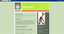 Desktop Screenshot of bjergvandring.blogspot.com