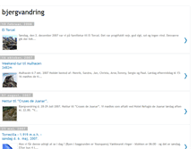 Tablet Screenshot of bjergvandring.blogspot.com