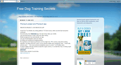 Desktop Screenshot of freedogtrainingcourse.blogspot.com