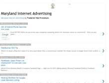 Tablet Screenshot of marylandinternetadvertising.blogspot.com