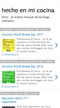 Mobile Screenshot of hechoencocina.blogspot.com