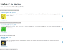 Tablet Screenshot of hechoencocina.blogspot.com